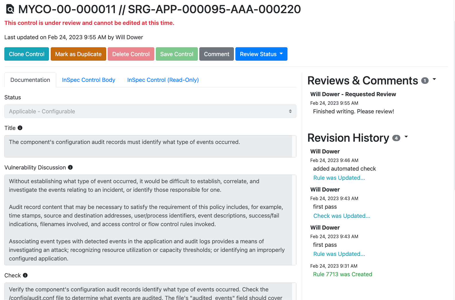 Vulcan collaborative features